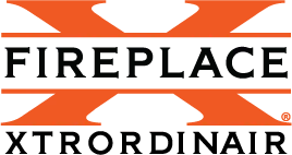 Logo with black bold text on a white background and an orange rectangular background.